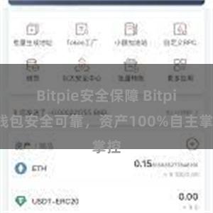 Bitpie安全保障 Bitpie钱包安全可靠，资产100%自主掌控