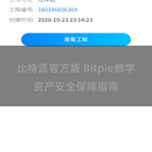 比特派官方版 Bitpie数字资产安全保障指南