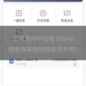 比特派APP功能 Bitpie钱包与其他钱包有何不同？