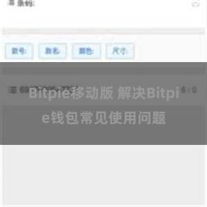 Bitpie移动版 解决Bitpie钱包常见使用问题