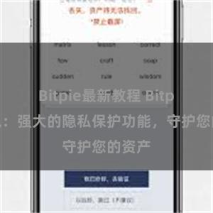 Bitpie最新教程 Bitpie钱包：强大的隐私保护功能，守护您的资产